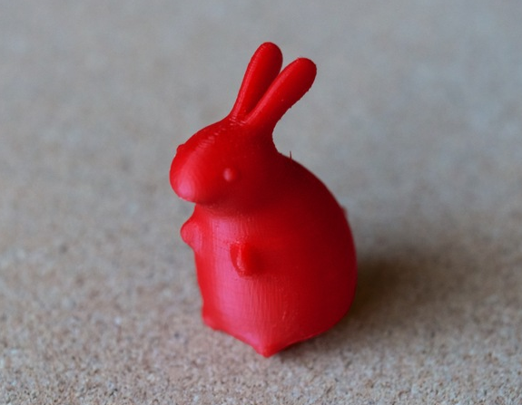呆萌小兔子3D打印模型