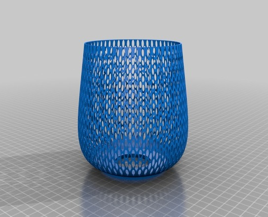 镂空灯罩3D打印模型