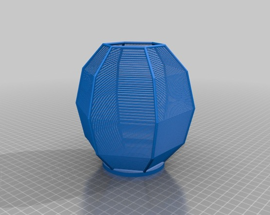 镂空灯罩3D打印模型