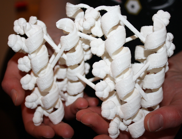 蛋白质结构3D打印模型
