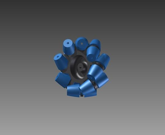 麦克纳姆全向轮3D打印模型