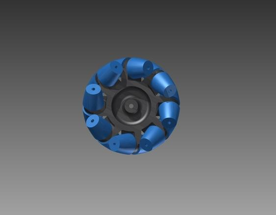 麦克纳姆全向轮3D打印模型