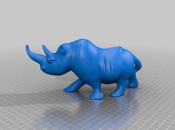 犀牛3D打印模型