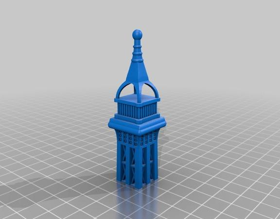 埃菲尔铁塔3D打印模型