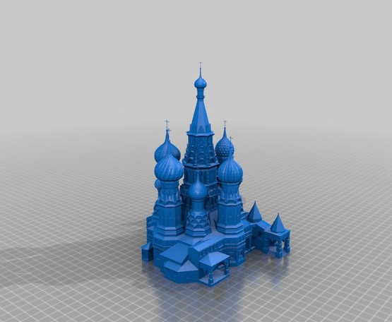 圣巴索大教堂3D打印模型