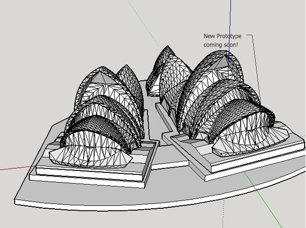 悉尼歌剧院3D打印模型