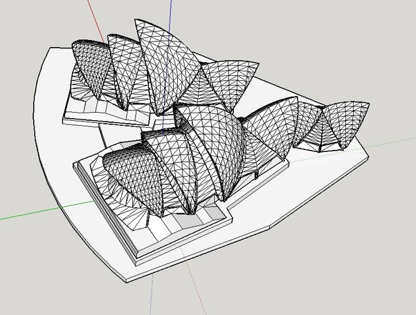 悉尼歌剧院3D打印模型