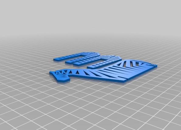 斑马3D打印模型