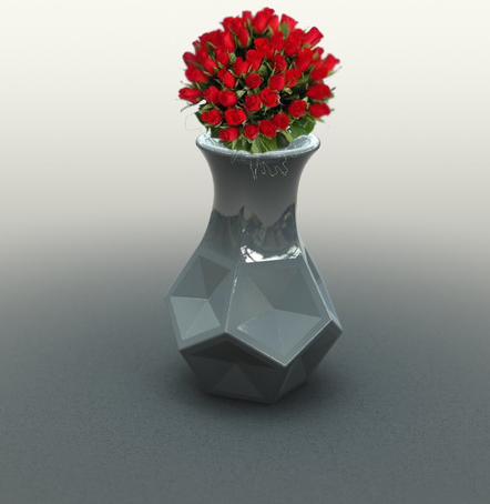 几何花瓶3D打印模型