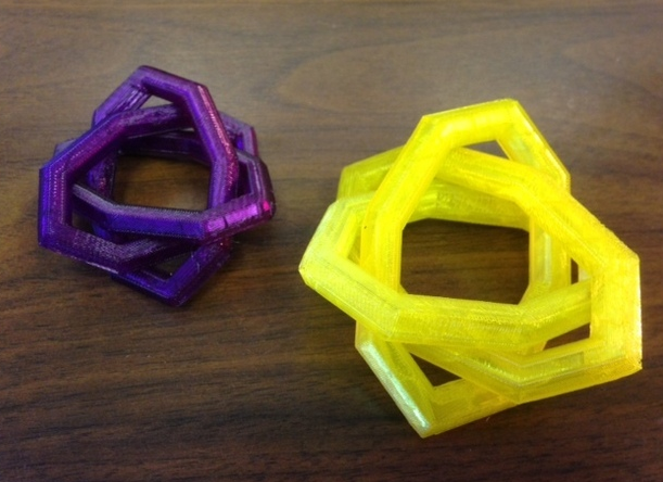 多环集合3D打印模型