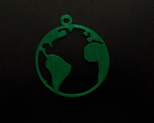 星球截面环形图3D打印模型