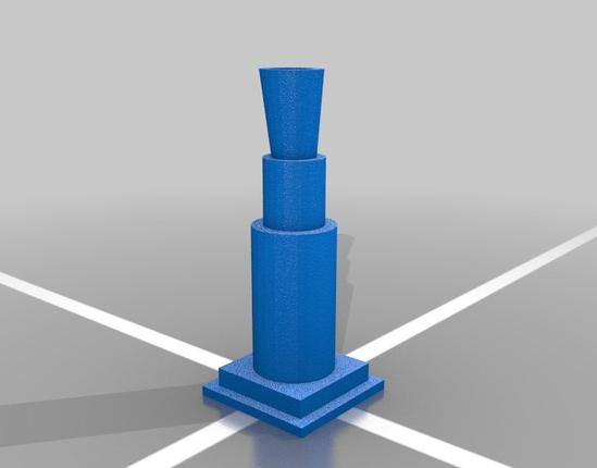 建筑棋子3D打印模型