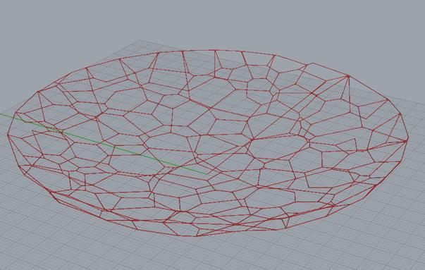 沃罗诺依网状盘子3D打印模型