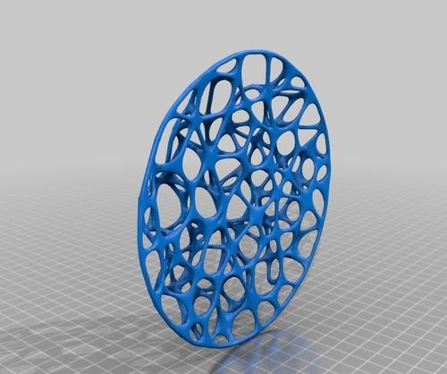 沃罗诺依网状盘子3D打印模型