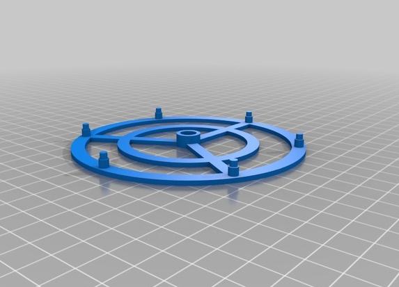 行星齿轮玩具3D打印模型