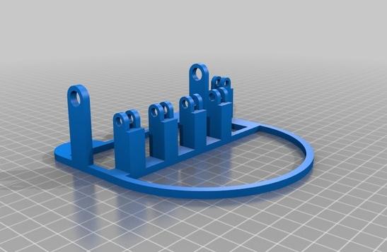 机械手指模型3D打印模型