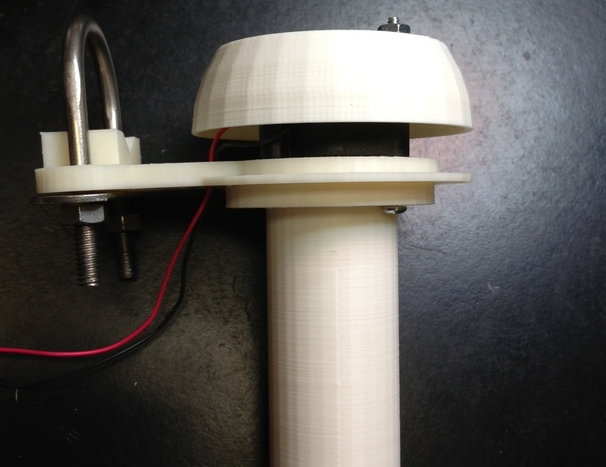风扇通风处空气温度检测器3D打印模型