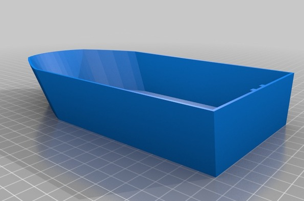 电动船发条驱动3D打印模型