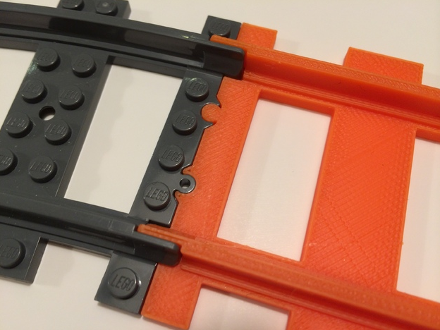 火车轨道3D打印模型