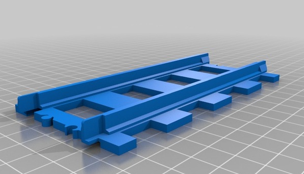 火车轨道3D打印模型