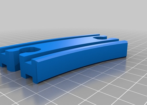 高速公路轨道3D打印模型