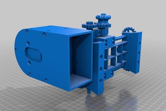 车床3D打印模型