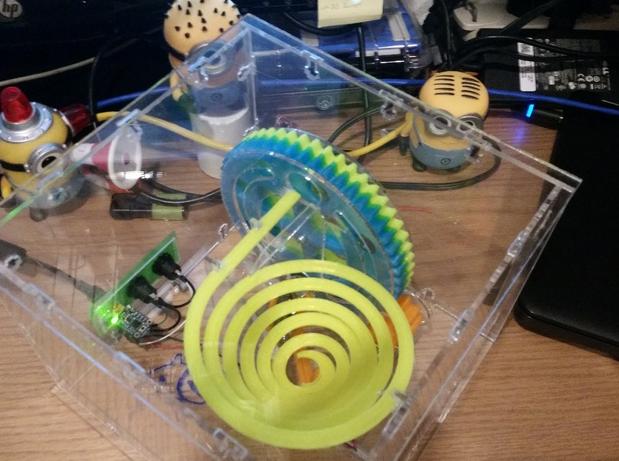 电动机齿轮3D打印模型