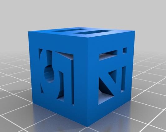骰子3D打印模型