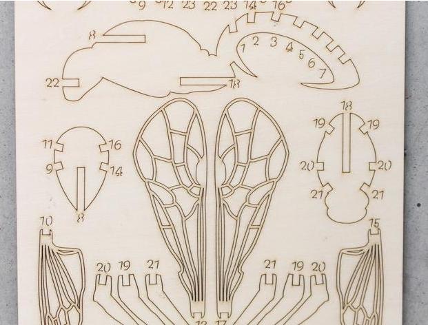 小蜜蜂拼图3D打印模型