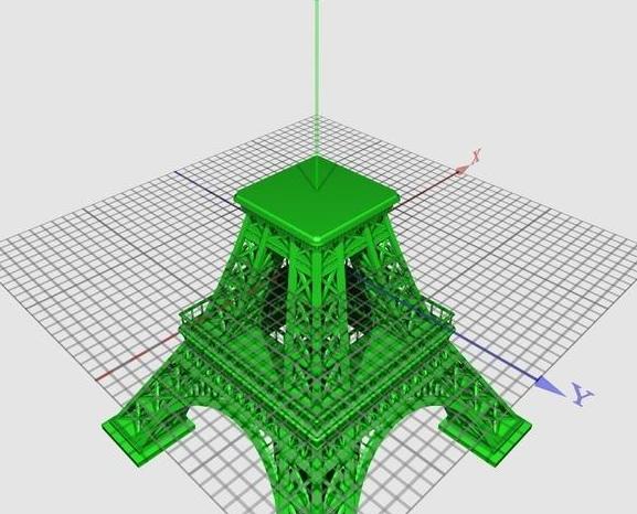 埃菲尔铁塔3D打印模型