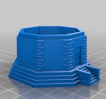 哈特拉斯角灯塔3D打印模型