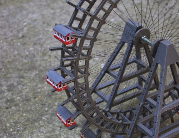 摩天轮3D打印模型
