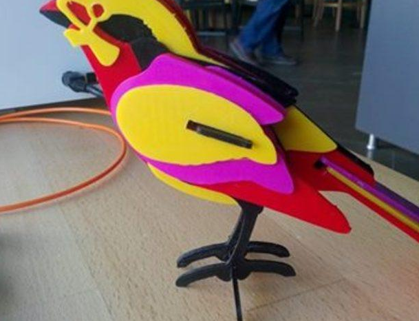小鸟拼图模型3D打印模型