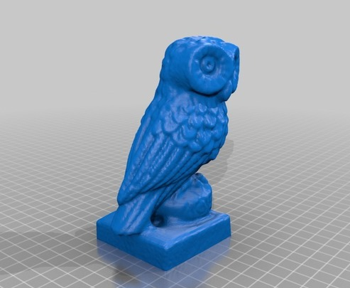 猫头鹰3D打印模型