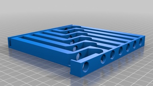 二进制计数器3D打印模型