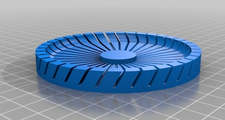 圆形旋转卡架3D打印模型