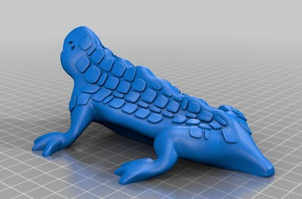 壁虎3D打印模型