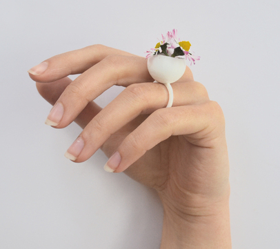 花朵戒指3D打印模型
