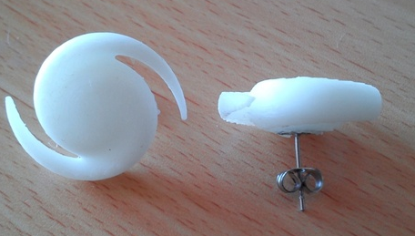 星星耳环3D打印模型