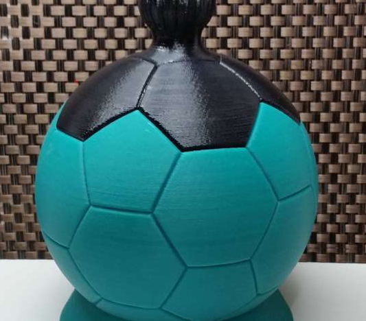足球纸巾盒3D打印模型