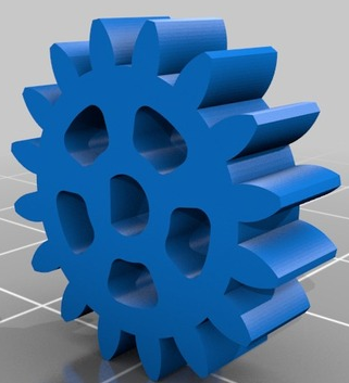 函数齿轮3D打印模型
