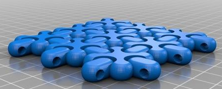 糖果多色餐垫3D打印模型