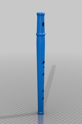 笛子3D打印模型
