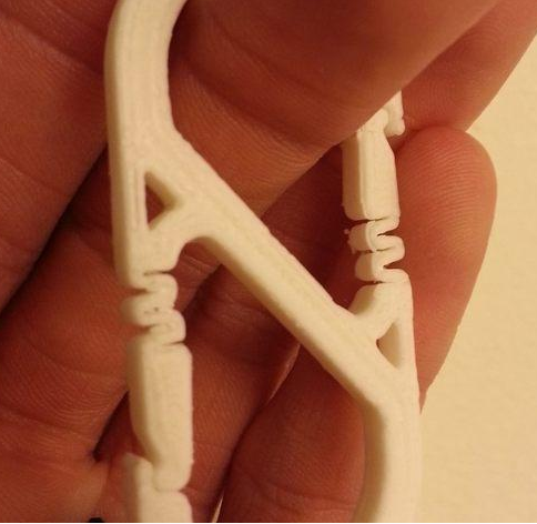 简易登山工具夹3D打印模型