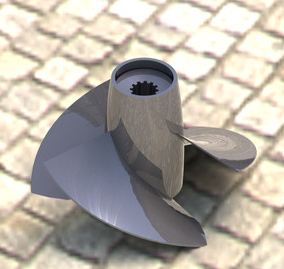 螺旋桨3D打印模型