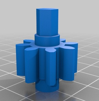 齿轮运转工具3D打印模型