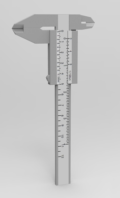 教学专用卡尺3D打印模型