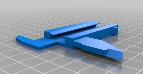 教学专用卡尺3D打印模型