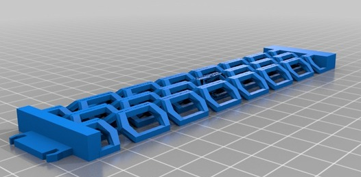 镂空环扣勾手链3D打印模型