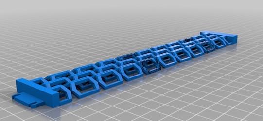 镂空环扣勾手链3D打印模型